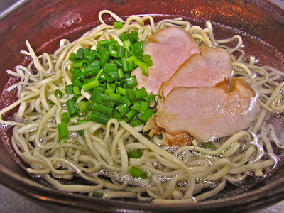 週替わりメニュー かつお風味そば